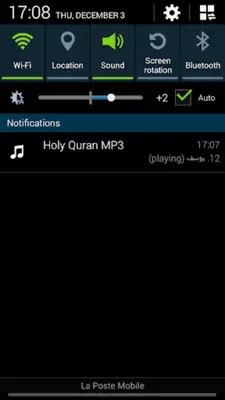 Holy Quran MP3 android App screenshot 0